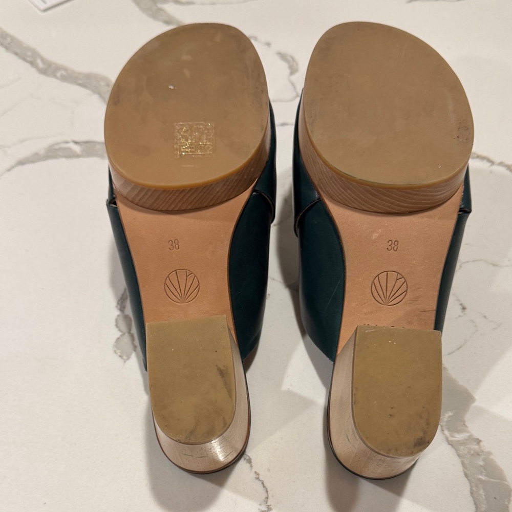 Coclico green leather heels - Picture 3 of 4